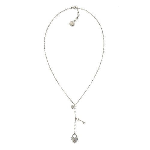 COLLANA PROMESSA CUORE CON CHIAVE realizzato in argento  925 dal Brand Dueaerre 1938