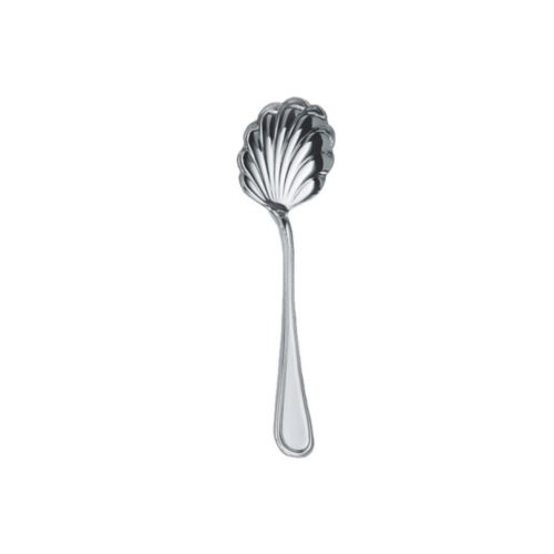 Cucchiaino a conchiglia per formaggiera in argento tit. 800 in stile inglese 