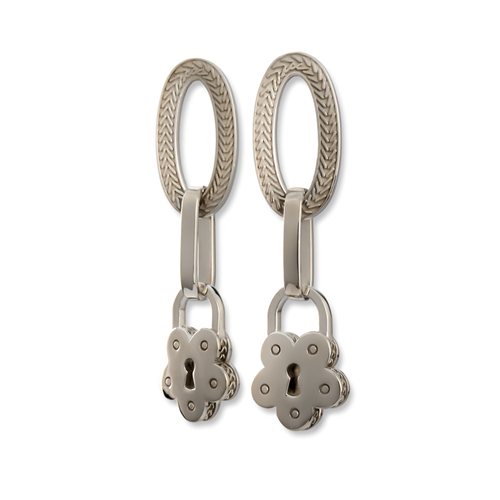 ORECCHINI INTESA realizzato in argento  925 dal Brand Dueaerre 1938