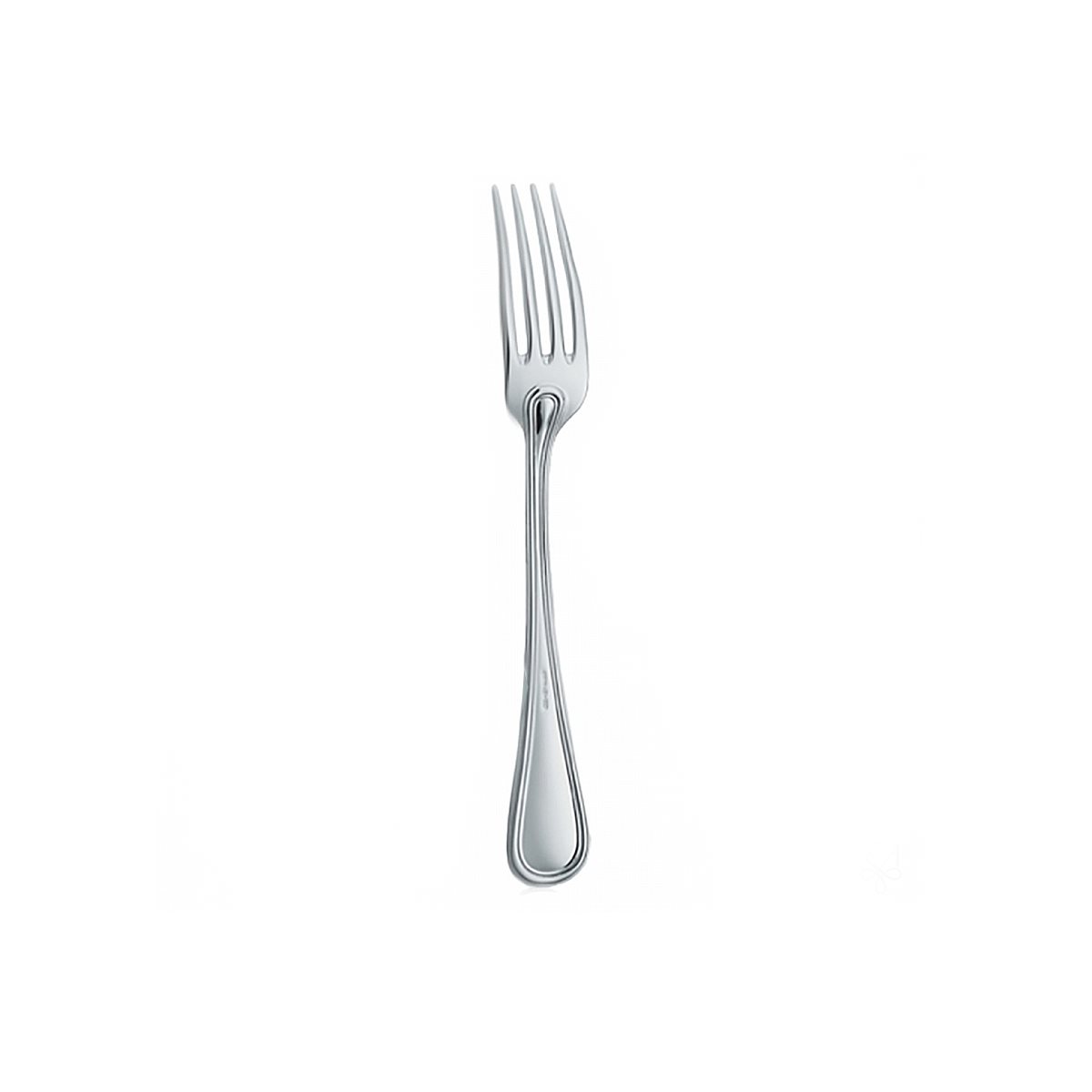 Forchetta da tavola medio in argento tit. 800 in stile inglese