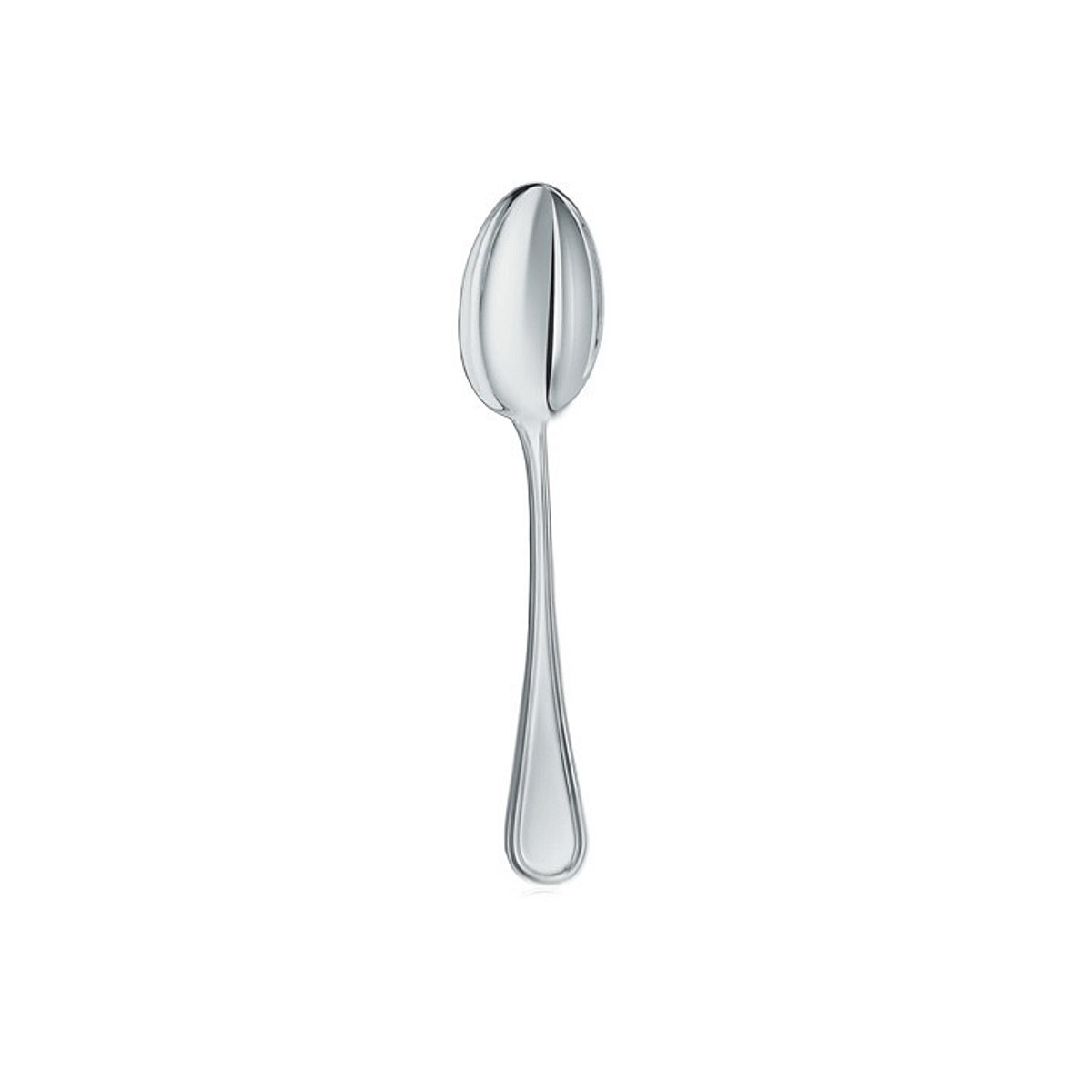 Cucchiaio da dessert medio in argento tit. 800 in stile inglese