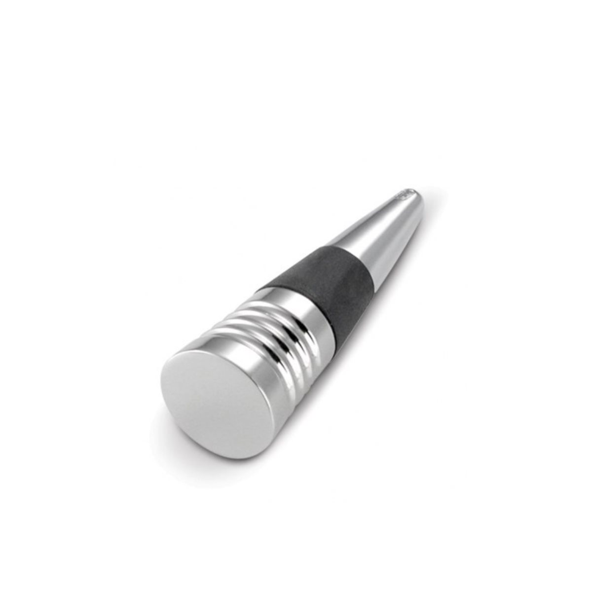 Tappo riutilizzabile per bottiglia di vino in acciaio silver plated