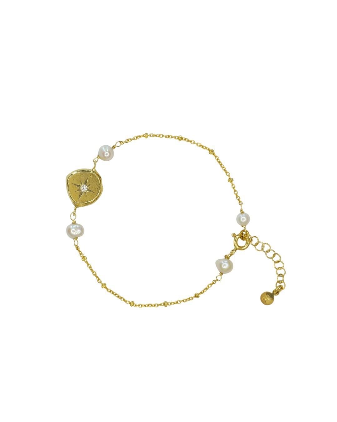 Bracciale artigianale in argento 925 con perle dacqua dolce 3mm diametro, fatto a mano in italia, lunghezza 16cm (allungo 2 cm)