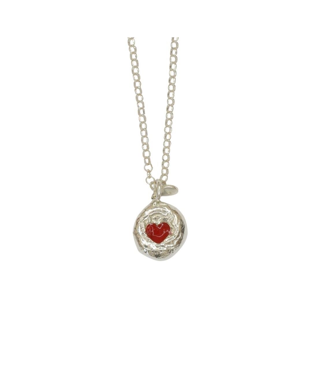 Ciondolo artigianale in argento 925, fatto a mano in italia, dimensioni 12x12 mm