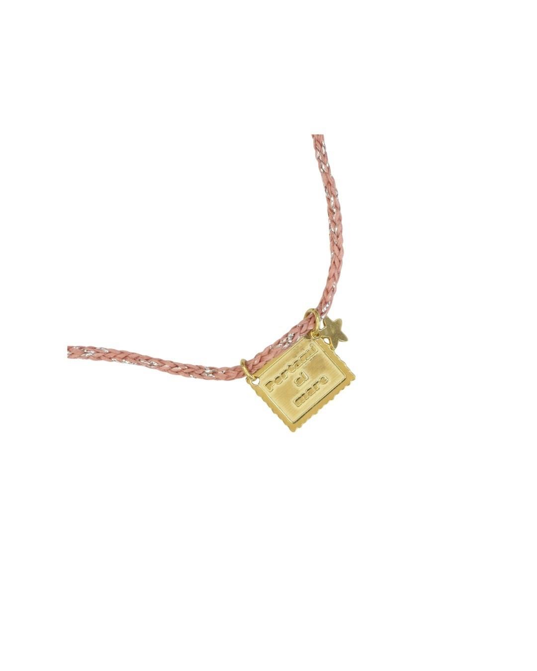 Collana artigianale in argento 925 con ciondolo rettangolare e stellina, lunghezza regolabile da 38cm a 60cm