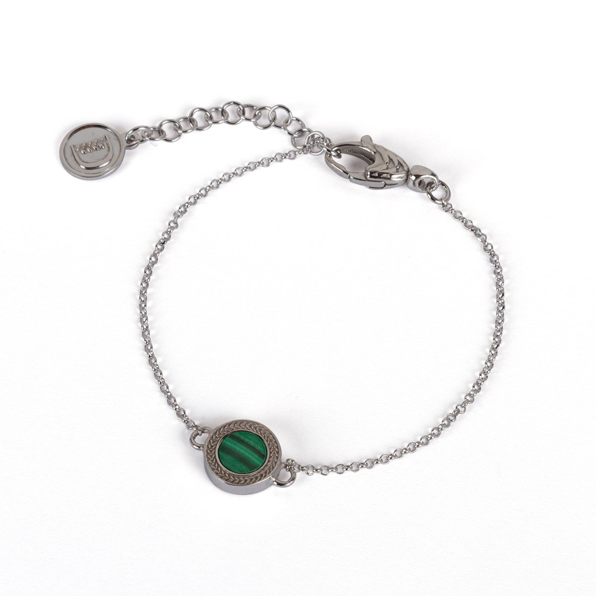 Bracciale doppia bellezza realizzato in  argento 925 platinato dal brand dueaerre 1938