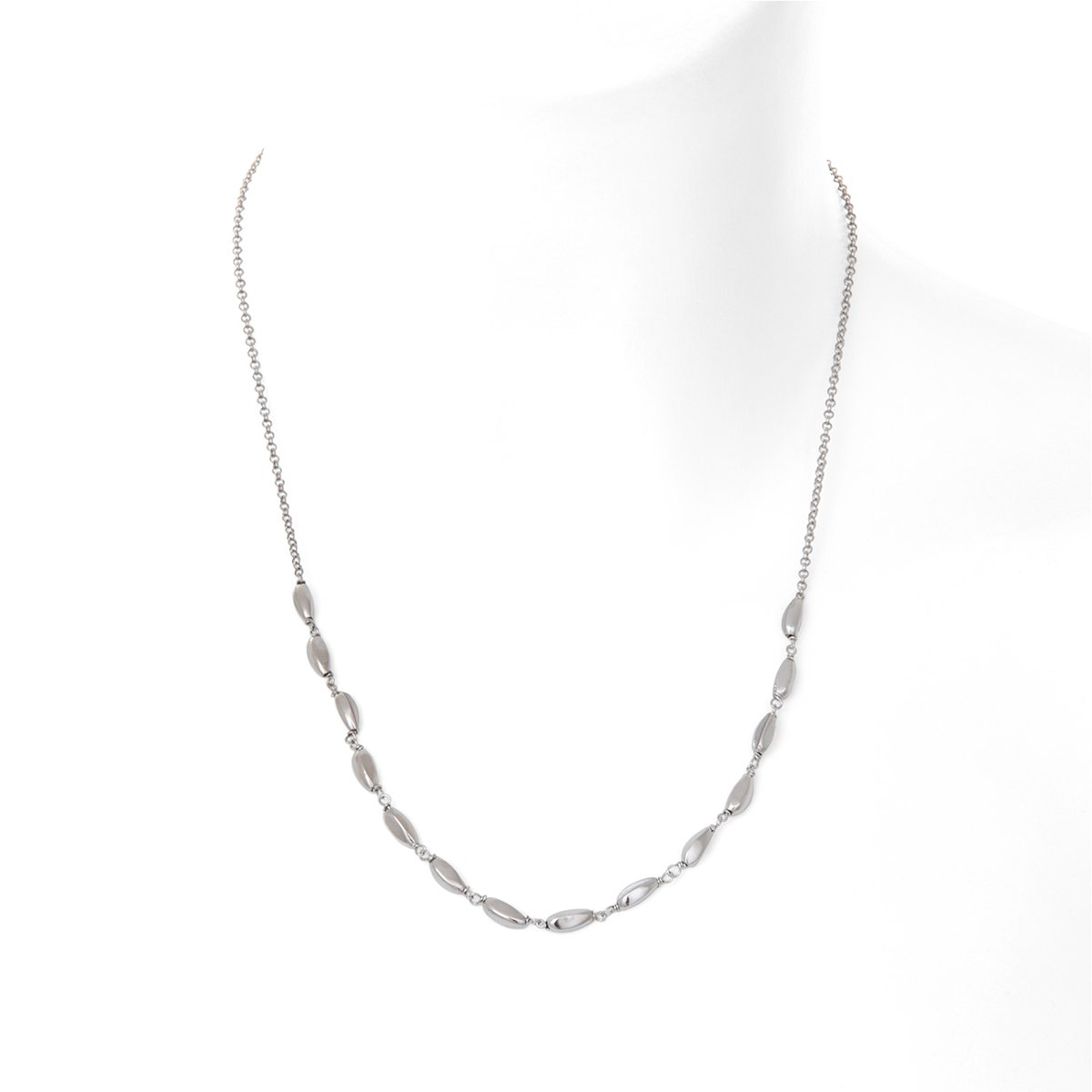 Collana chicco realizzato in  argento 925 platinato dal brand dueaerre 1938