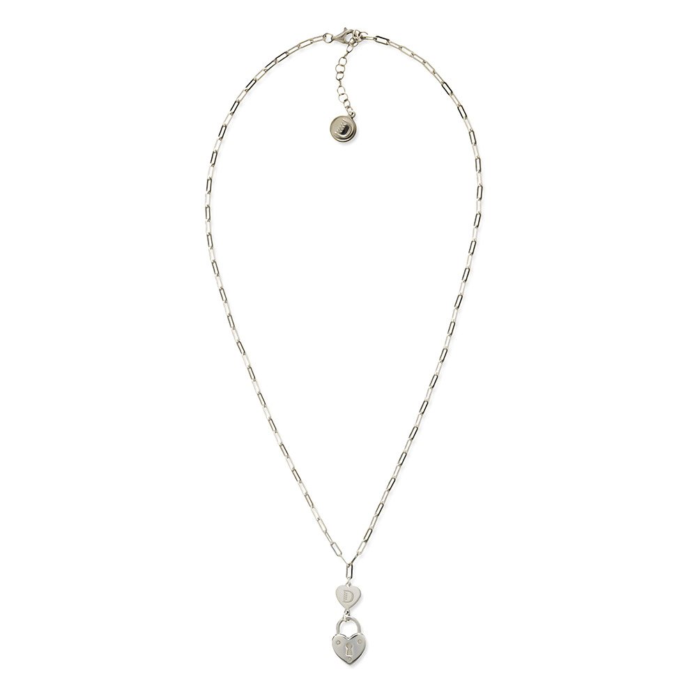 Collana promessa cuore realizzato in argento  925 dal brand dueaerre 1938