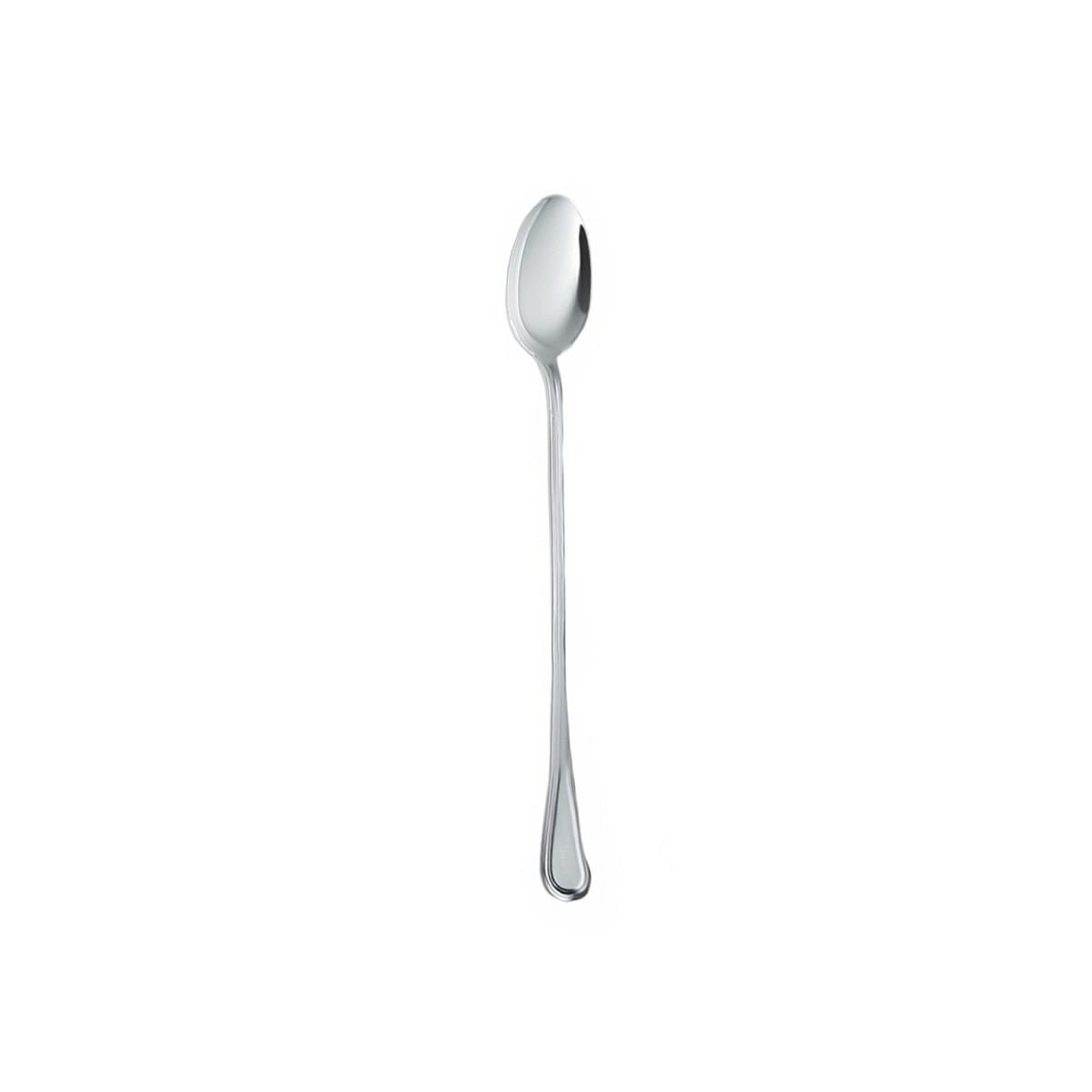 Cucchiaio da bibita con manico lungo in argento tit. 800 in stile inglese