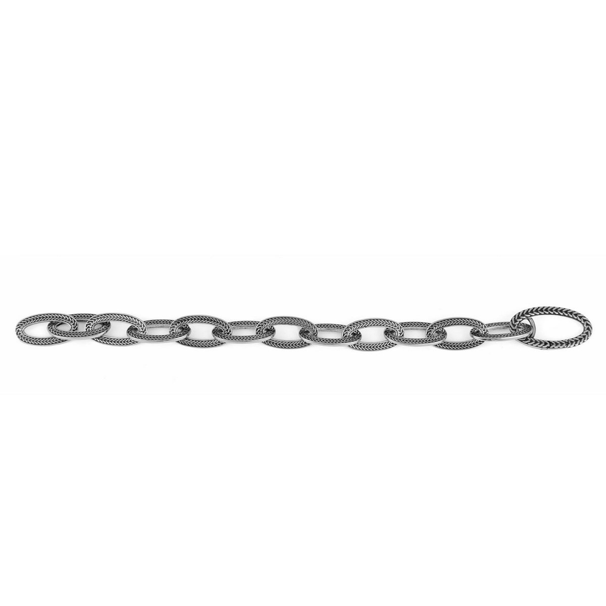 Bracciale dolcezza realizzato in argento 925 brunito dal brand dueaerre 1938