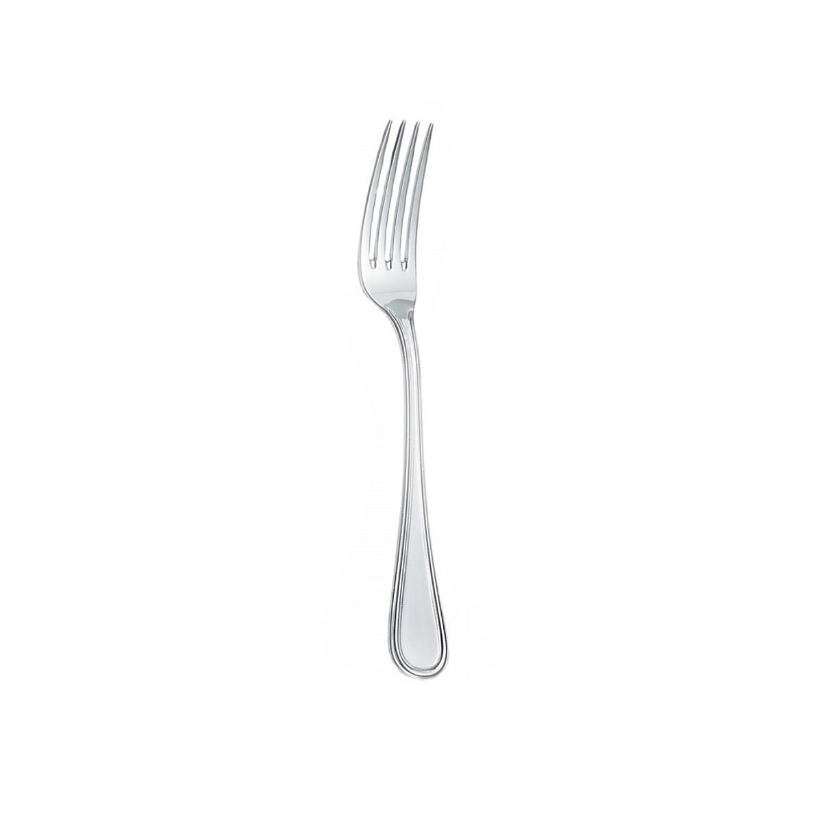 Forchetta a servire per legumi e verdure in argento tit. 800 in stile inglese