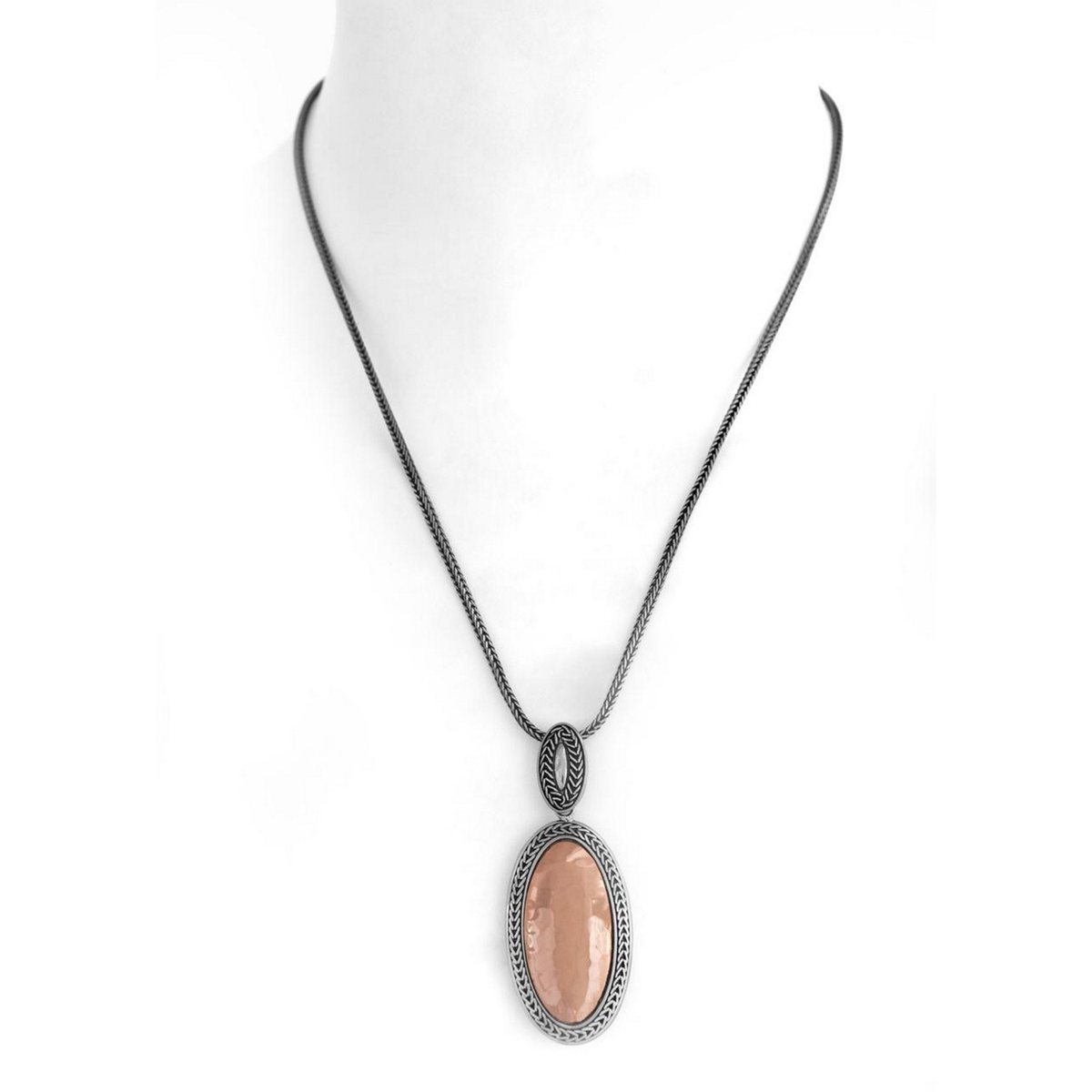 Collana dolcezza aurea realizzato in argento 925 brunito dal brand dueaerre 1938